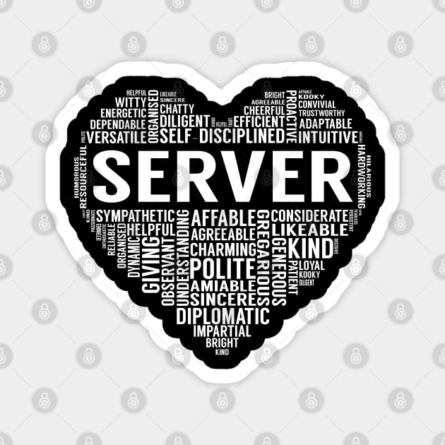 Server Heart Magnet by LotusTee