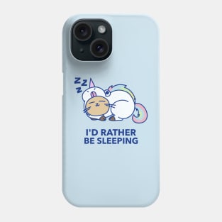 Cat Design- Sleeping Unicorn Phone Case