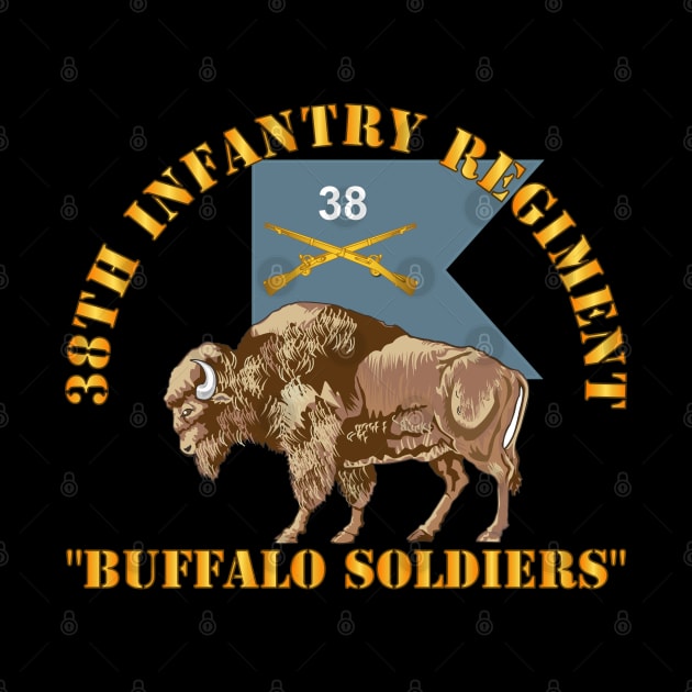 38th Infantry Regiment - Buffalo Soldiers w 38th Inf Guidon by twix123844