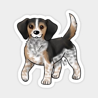 Dog - Queen Elizabeth Pocket Beagle - Blue Tick Magnet