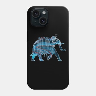 Ornate Asian Elephant In A Colorful Illustration Phone Case