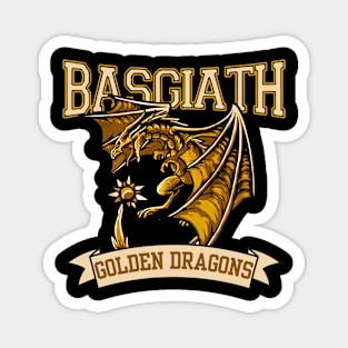 Basgiath Golden Dragons Magnet