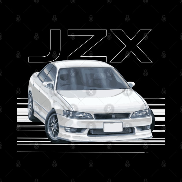 JZX100 TRD TOURER V CHASER MARK II tOYOTA DRIFT Sedan Power slide by cowtown_cowboy