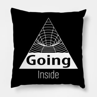 Going Inside Toroid Geometric Shape Design Pillow