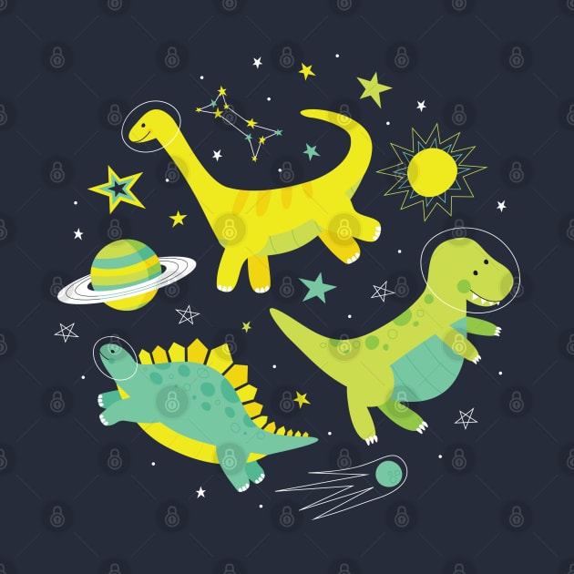 Space Dinosaurs by robyriker