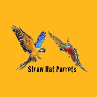 Straw Hat Parrots Luffy and Zoro: Color T-Shirt