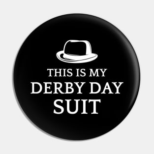This is my derby day suit, Funny Derby Day 2022 Kentucky horse racing men hat Pin