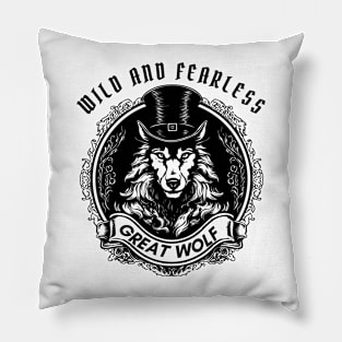 Great Wolf | Wild and Fearless Pillow