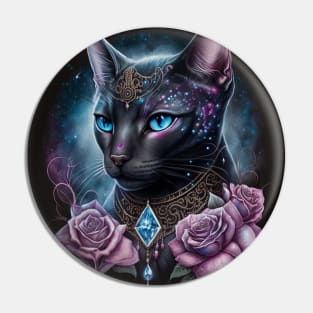 Glorious Abyssinian Cat Pin