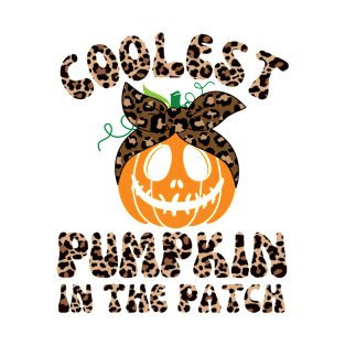 coolest Pumpkin in the patch, leopard pumpkin T-Shirt