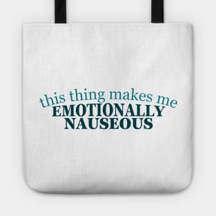 Emotionally Nauseous Schmidt Blue Tote