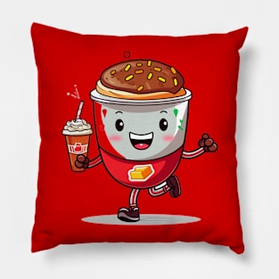 Kawaii  junk food T-Shirt cute  funny Pillow