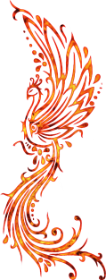 Fire Phoenix Magnet