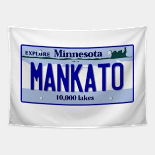 Mankato License Plate Tapestry