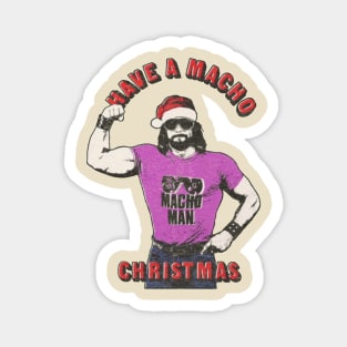 Have a Macho Christmas Magnet