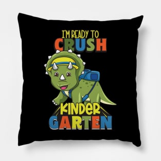 Kindergarten Ready To Crush Kindergarten Back To School Pillow