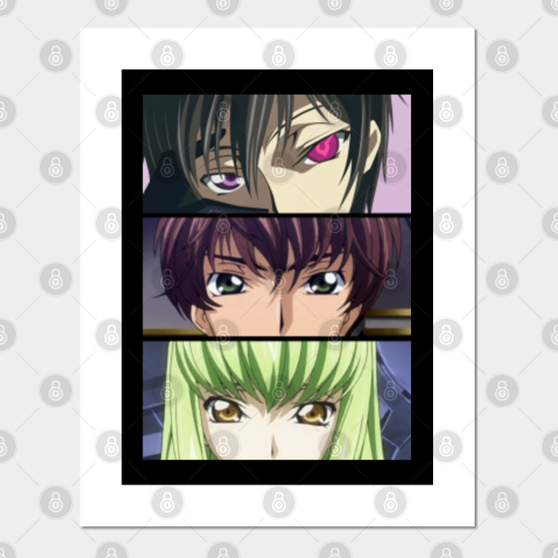 Fantasy Anime Code Geass Lelouch Vi Britannia C C Suzaku Code Geass Poster Und Kunst Teepublic De