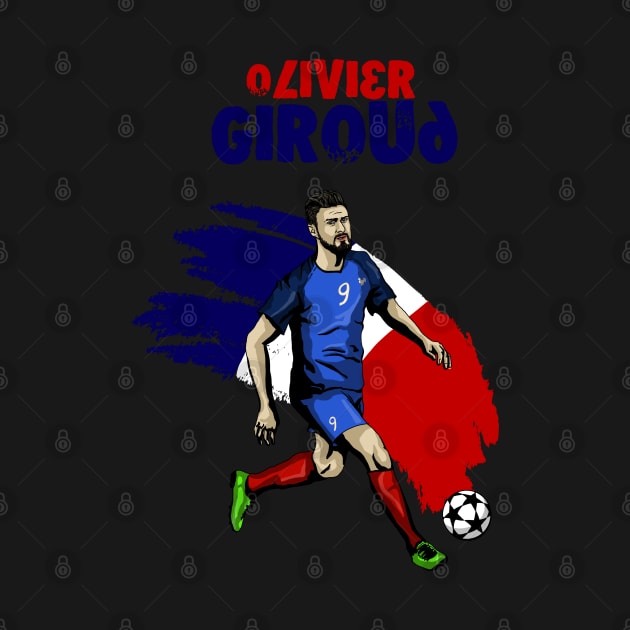 Olivier Giroud by HelenaCooper