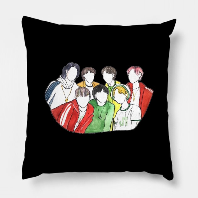 kpop Pillow by Coterraco by Dheanast