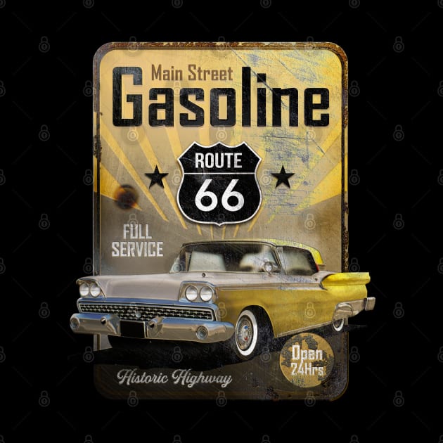 Route 66 Gasoline by hardtbonez