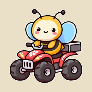 Cute Bee Ride ATV T-Shirt
