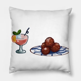 Meatball Menu Pillow