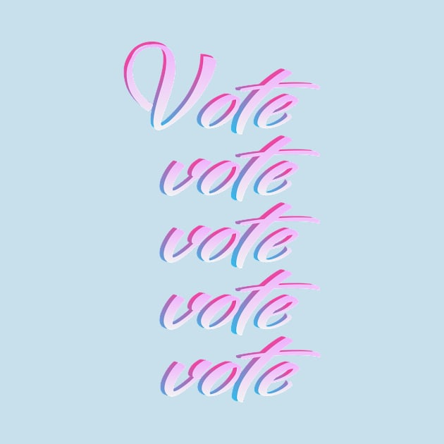 Colorful Vote by Fusion Designs