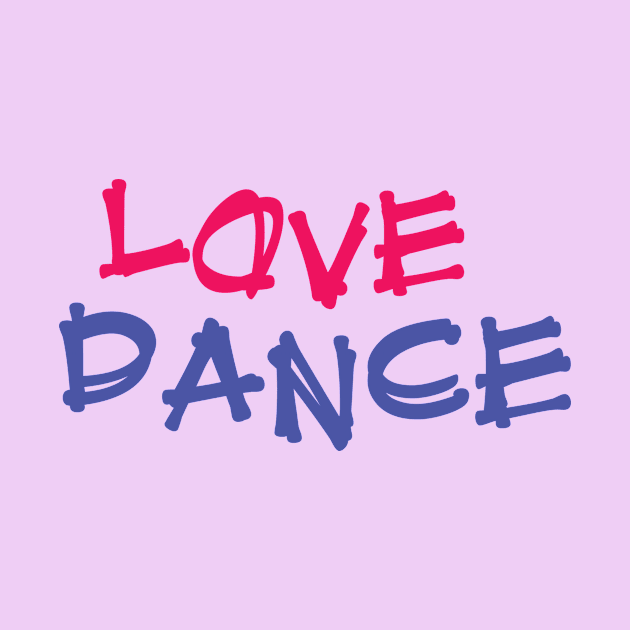 Love Dance Pink Blue by PK.digart by PK.digart