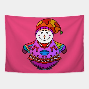 snow balloon doll Tapestry