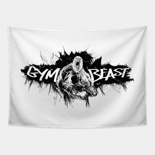 Gym beast Tapestry by LostintheLines