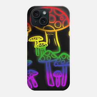 Rainbow Mushrooms Phone Case