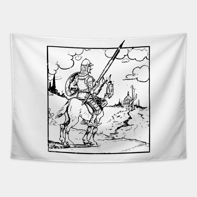 Don Quixote Tapestry by Tamie