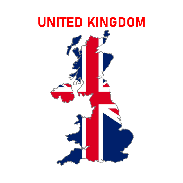 UK Outline by Rydoo Designs