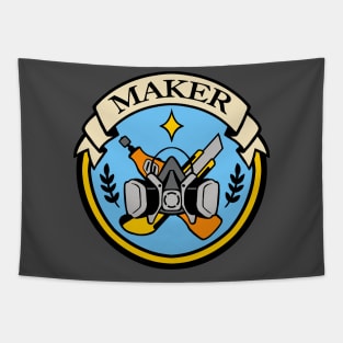 Maker Costumer Badge of Honor Tapestry