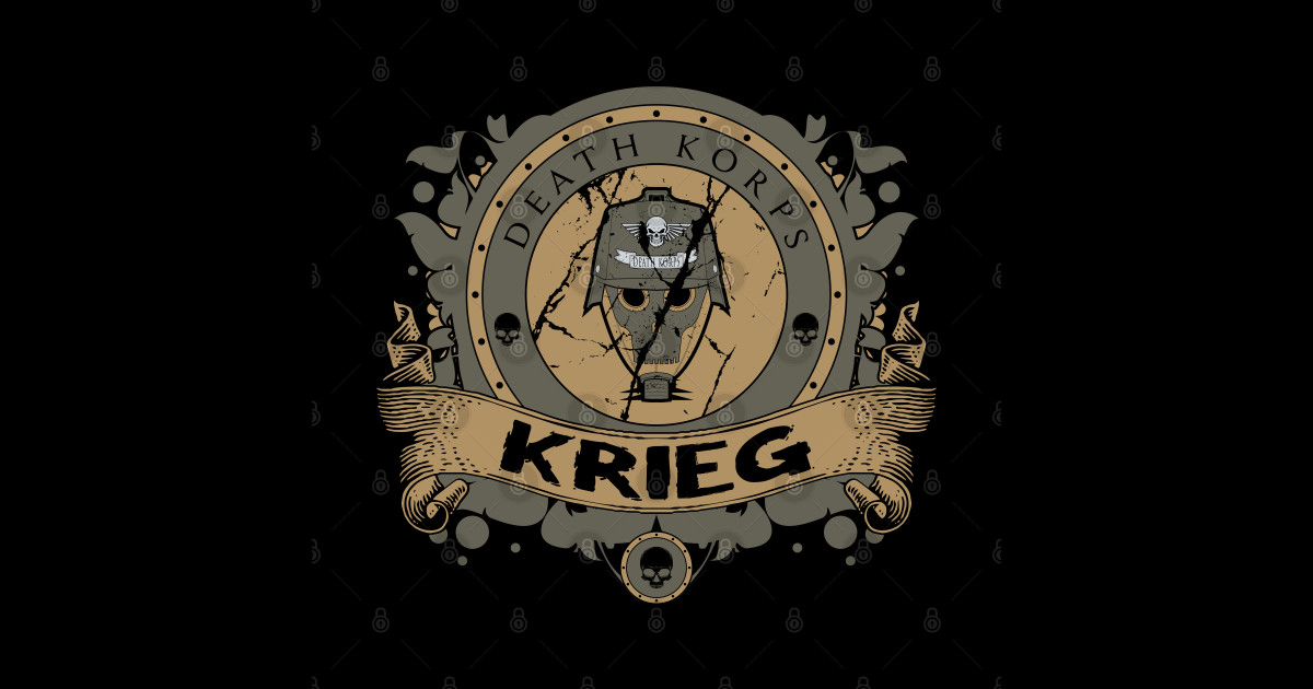 KRIEG - SPLAT CREST - Warhammer 40k - T-Shirt | TeePublic