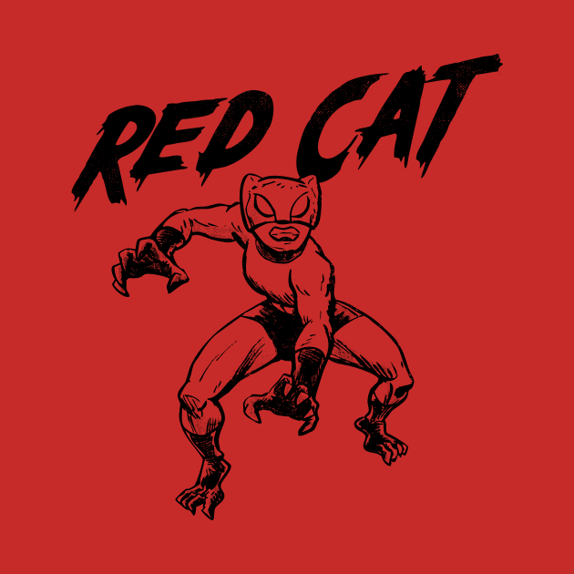 The Righteous Red Cat! by Lazer Brain Comics 