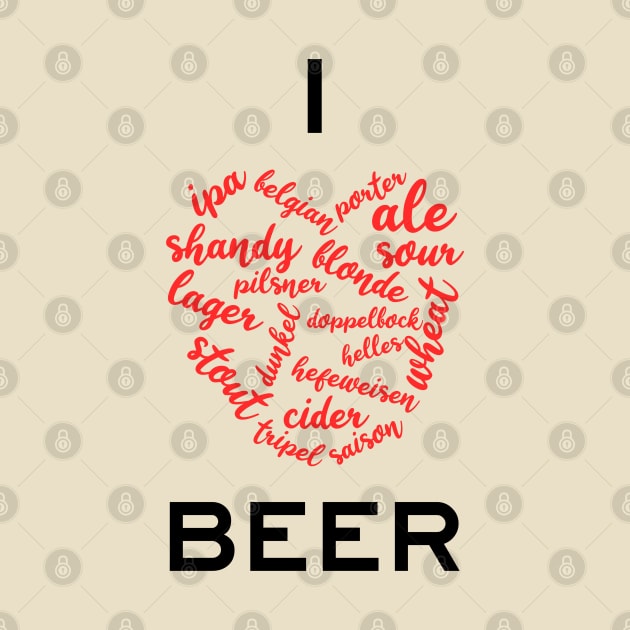 I Love Beer by StckrMe