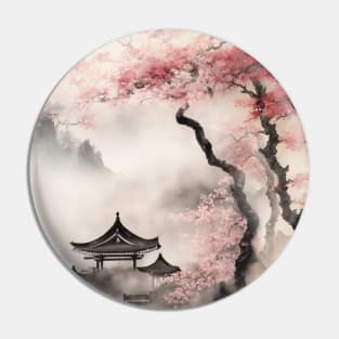 Fantasy Asian landscape Pin