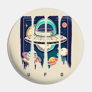 UFO Tshirt Pin