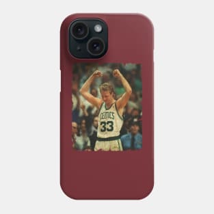 Larry Bird in Celtics Phone Case