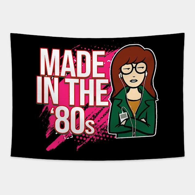 Made in the 80s Tapestry by Steven brown