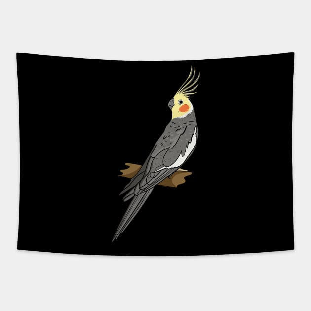 Cockatiel Tapestry by LetsBeginDesigns