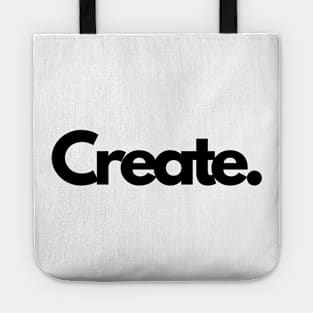 Create single word minimalist T-Shirt Tote