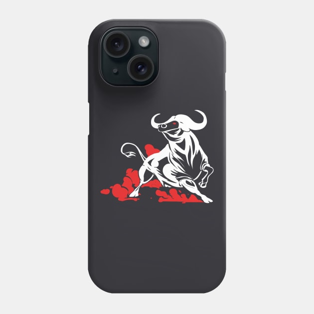 A muscular bull Phone Case by TomiAx