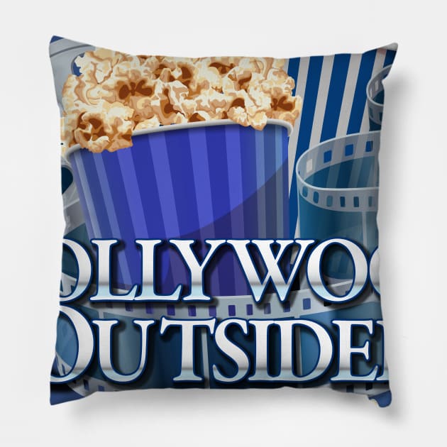 The Hollywood Outsider 2020 Logo Pillow by TheHollywoodOutsider