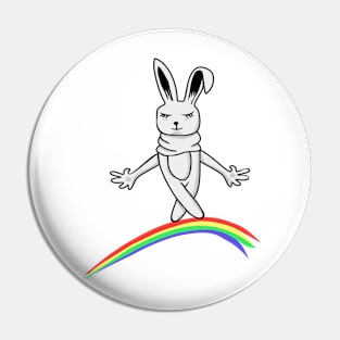 walking on the rainbow Pin