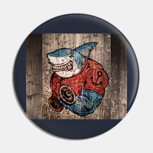 Hard shark Pin