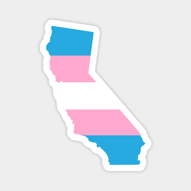 California Trans Pride Magnet by littleSamantics