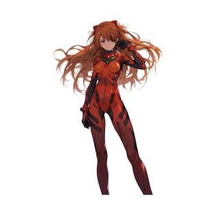 Asuka Langley Soryu evangelion Illustration 6 T-Shirt