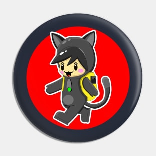 cute and funny cat character cartoon Pin